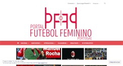 Desktop Screenshot of futebolfemininoportugal.com